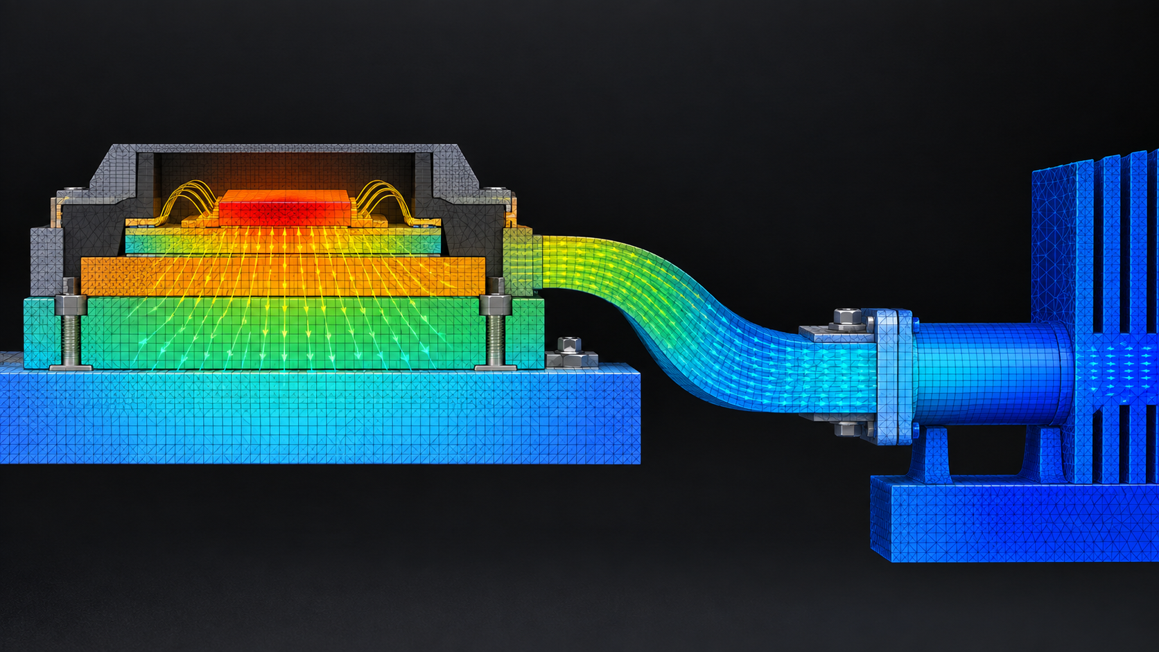 Generated satellite thermal-management R&D concept, not a validated simulation result